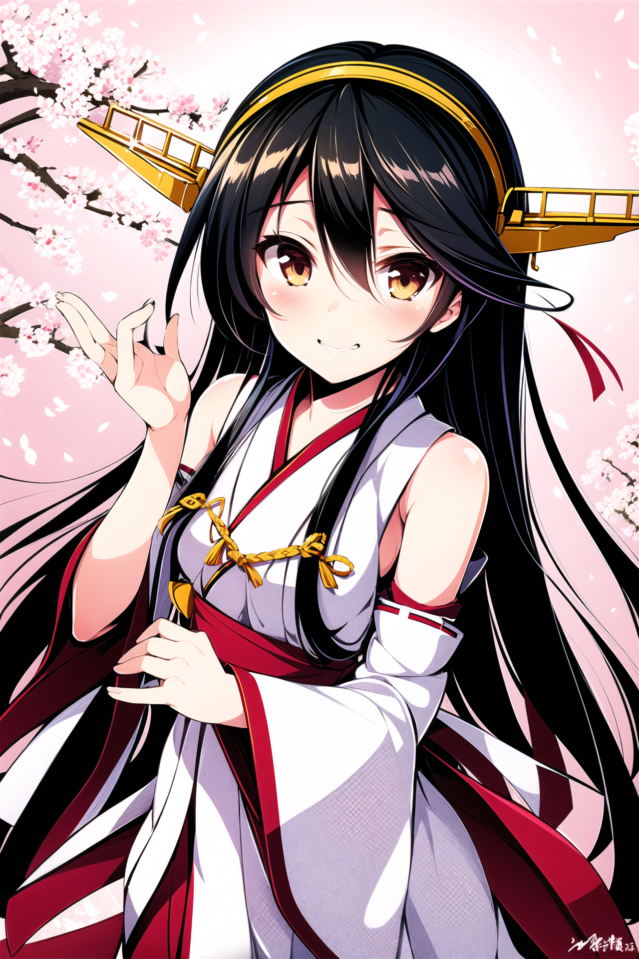 06704-4031899187-1girl, long hair, haruna (kancolle), solo, black hair, detached sleeves, hairband, nontraditional miko, japanese clothes, brown.png